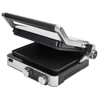 Grill electric Polaris PGP 7001D Contact, Barbecue / 2000 W / Black Silver photo 3