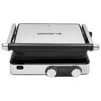 Grill electric Polaris PGP 7001D Contact, Barbecue / 2000 W / Black Silver photo 4