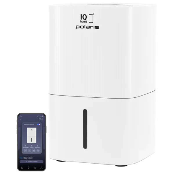 Umidificator de aer Polaris PAW0804 Wi-Fi Tradițional/ White photo 3