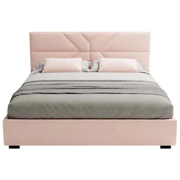 Кровать My-Style my-Sona Mocca 200 x 200 см / Фанера / Светло-розовый photo 2