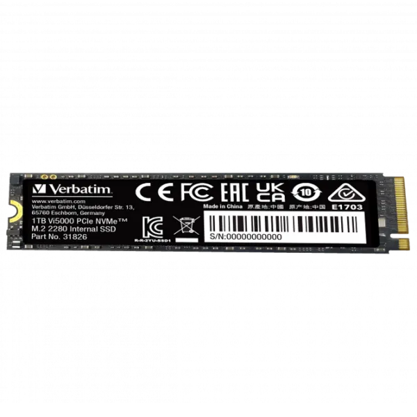 SSD Verbatim Vi5000 1 ТБ M.2 NVMe photo 1