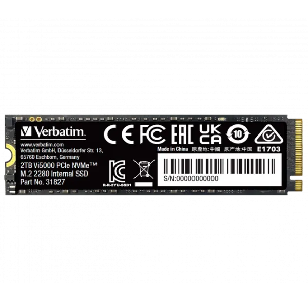 SSD Verbatim Vi5000 2 ТБ M.2 NVMe photo 1
