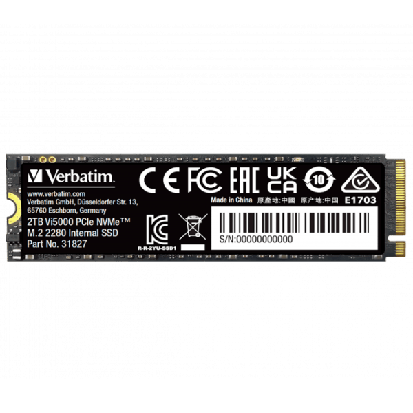 SSD Verbatim Vi5000 2 ТБ M.2 NVMe photo 1