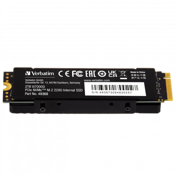 SSD Verbatim Vi7000G 2 ТБ M.2 NVMe photo 2