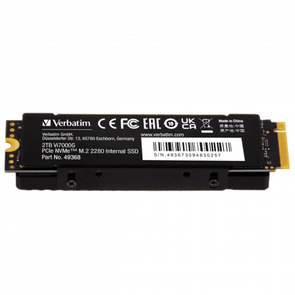 SSD Verbatim Vi7000G 2 ТБ M.2 NVMe photo 2