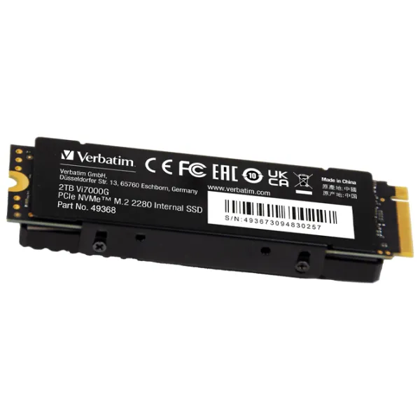 SSD Verbatim Vi7000G 2 ТБ M.2 NVMe photo 3