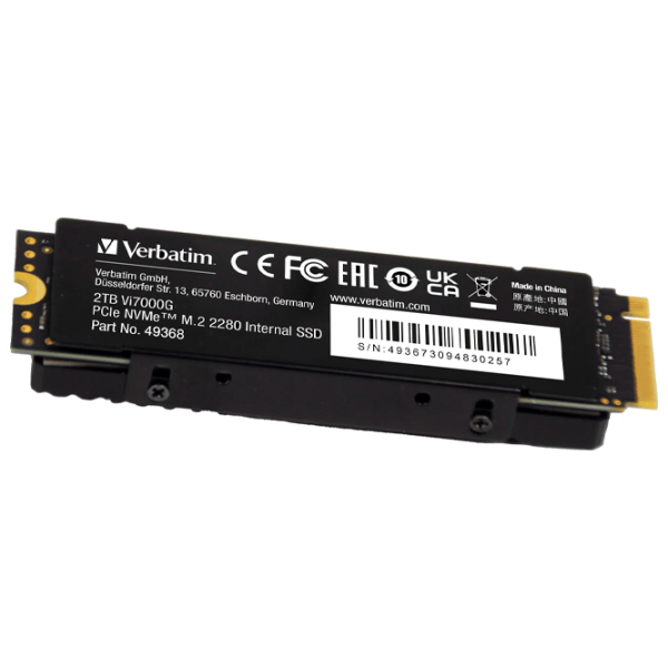SSD Verbatim Vi7000G 2 ТБ M.2 NVMe photo 3