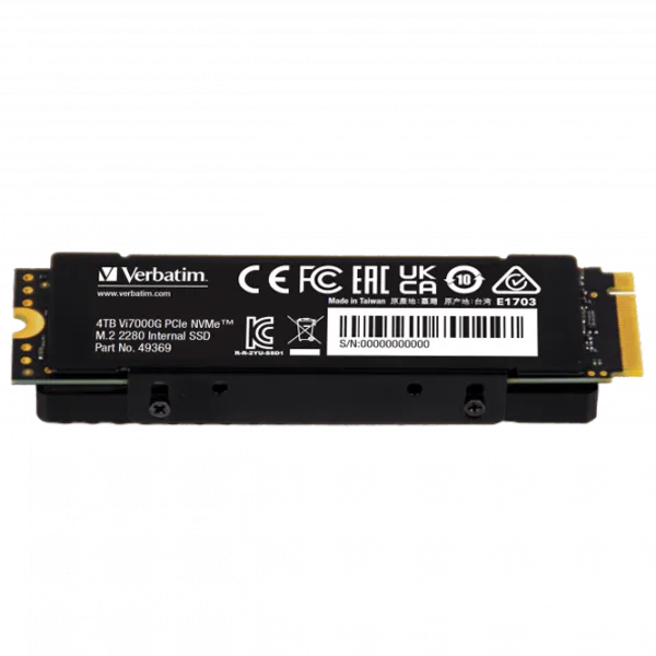 SSD Verbatim Vi7000G 4 ТБ M.2 NVMe photo 2