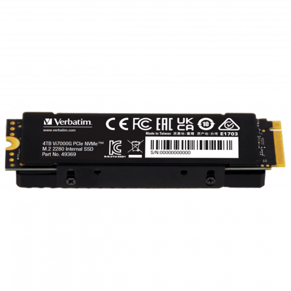 SSD Verbatim Vi7000G 4 ТБ M.2 NVMe photo 2