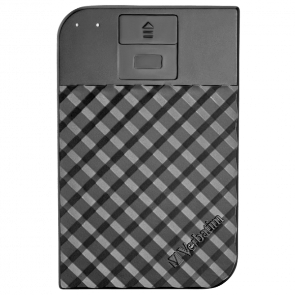 Внешний накопитель HDD Verbatim Fingerprint Secure 1 ТБ 53650 / Черный photo 1