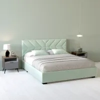 Кровать My-Style my-Lora Galaxy 120 x 200 см / Фанера / Светло-зелёный photo 5