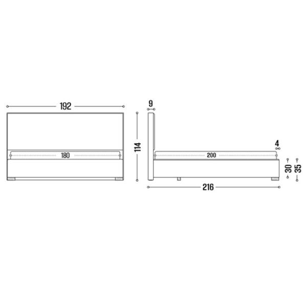Кровать My-Style my-Lora Galaxy 180 x 200 см / Фанера / Бирюзовый photo 3