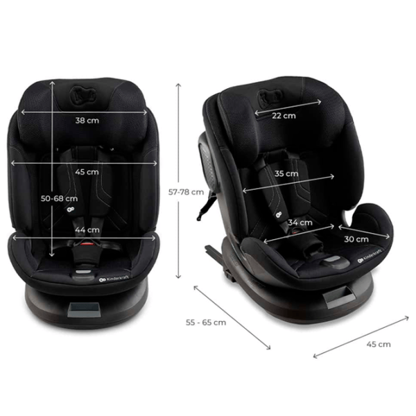 Scaun auto KinderKraft Xpedition 3  0 luni - 12 ani / 36 kg / Black photo 7