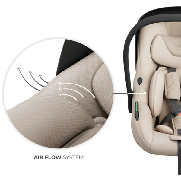 Scaun auto KinderKraft I-Light  0 luni - 1 an / 13 kg / Beige photo 5