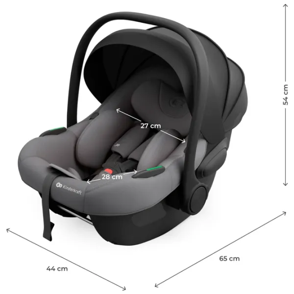 Scaun auto KinderKraft I-Light  0 luni - 1 an / 13 kg / Gray photo 4