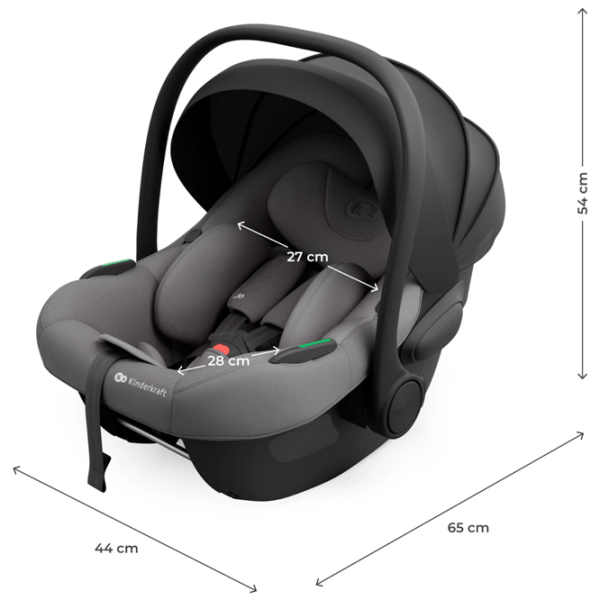 Scaun auto KinderKraft I-Light  0 luni - 1 an / 13 kg / Gray photo 4