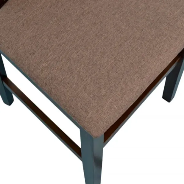 Scaun de bucătărie Evelin Deppa R Chocolate Stofă/ Dark Brown Gray photo 2