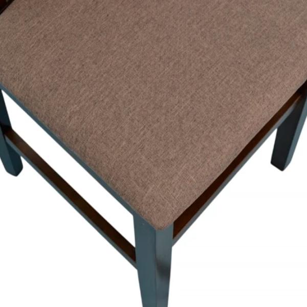 Scaun de bucătărie Evelin Deppa R Chocolate Stofă/ Dark Brown Gray photo 2