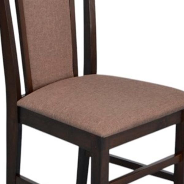Scaun de bucătărie Evelin Deppa R Chocolate Stofă/ Dark Brown Gray photo 4