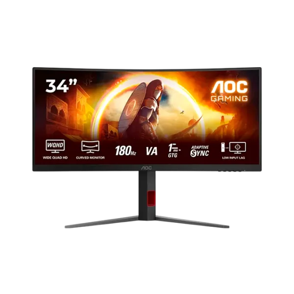 Monitor AOC CU34G4 34" WQHD 180 Hz / 0.5 ms / Black photo 1