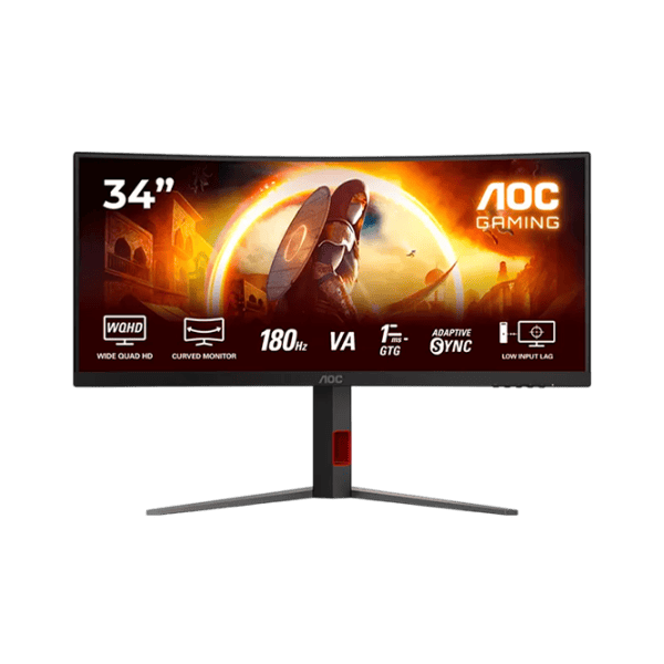 Monitor AOC CU34G4 34" WQHD 180 Hz / 0.5 ms / Black photo 1