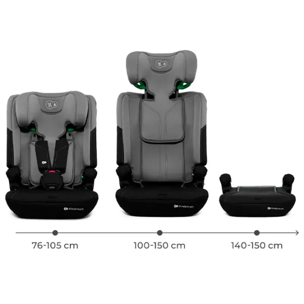 Scaun auto KinderKraft I-Comfy   - 12 ani / 36 kg / Dark Gray photo 7