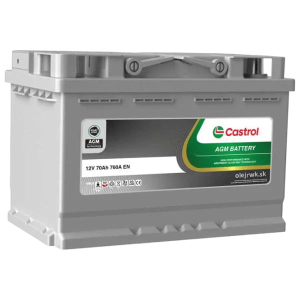 Acumulator auto Castrol 70750 760A / 70 Ah  photo 1
