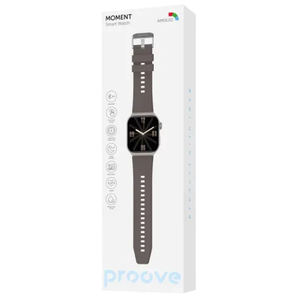 Умные часы Proove Moment  1.85" / 47 мм / Титан - Бежевый /  photo 3