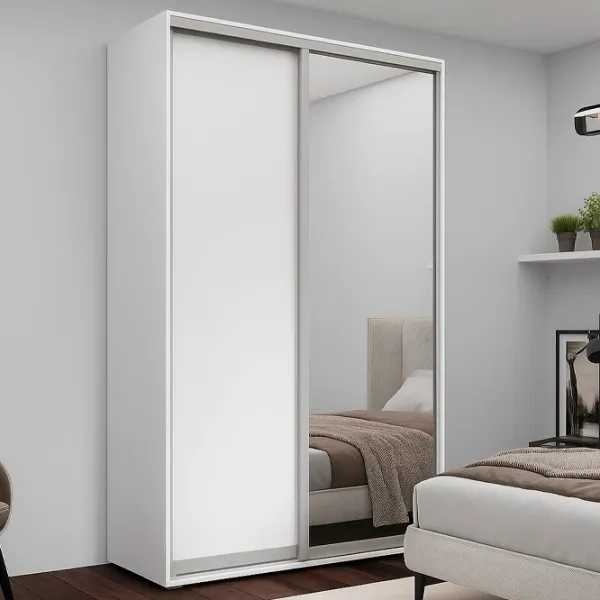 Dulap Nex Home NX-1741 180 x 60 x 220 / DSP / Alb photo 1