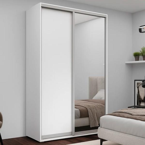 Dulap Nex Home NX-1741 180 x 60 x 220 / DSP / Alb photo 1