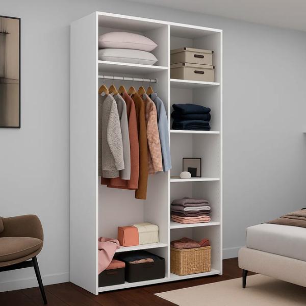 Dulap Nex Home NX-1741 180 x 60 x 220 / DSP / Alb photo 2