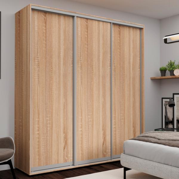 Dulap Nex Home NX-1762 220 x 60 x 240 / DSP / Stejar Sonoma photo 1