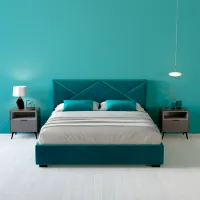 Кровать My-Style my-Fina Galaxy 180 x 200 см / Фанера / Бирюзовый photo 6