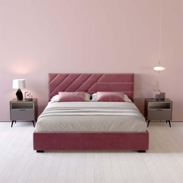 Кровать My-Style my-Lani Mocca 200 x 200 см / Фанера / Фиолетовый photo 4