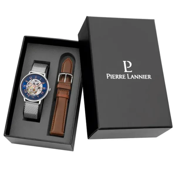 Ceas de mână pentru bărbați Pierre Lannier 391C168 Mecanic / 42 mm photo 1