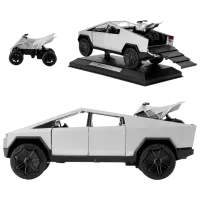 Машинка QIANKUN Tesla CyberTruck TSL 112431  / / Черный Белый