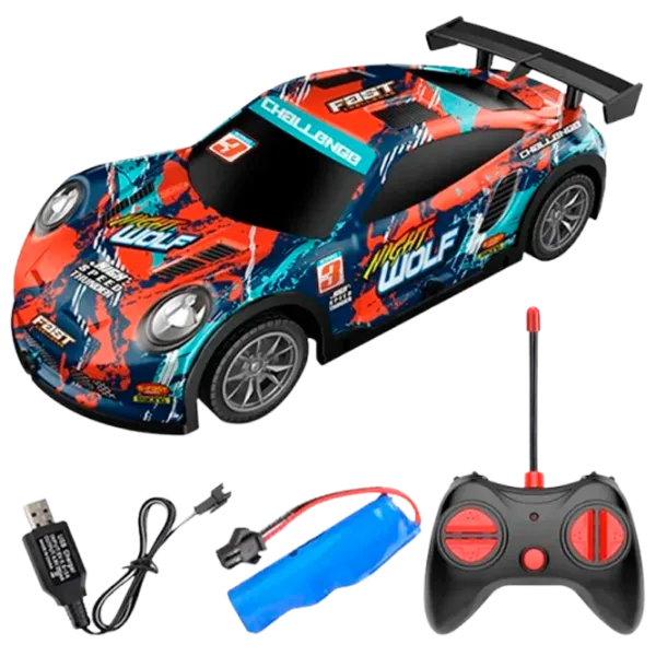 Машинка Lead Honor Sports Car Body Light Wolf LH-C070  / / Черный Красный photo 1