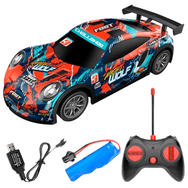 Машинка Lead Honor Sports Car Body Light Wolf LH-C070  / / Черный Красный photo 1