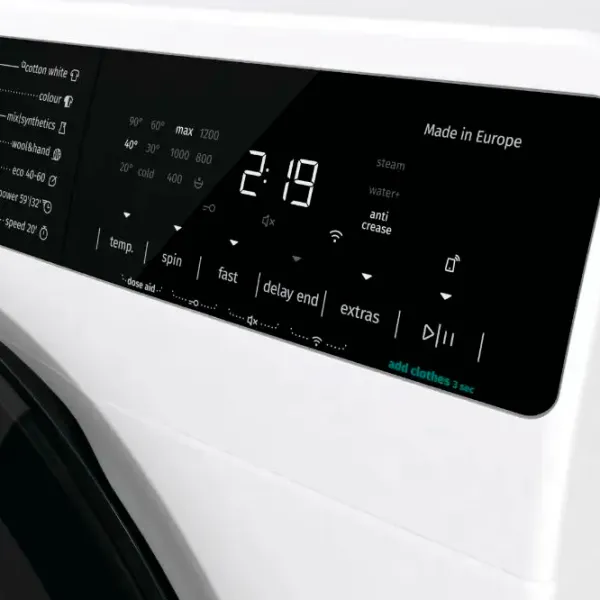 Стиральная машина Gorenje WNS1X4ARTWIFI 10.5 кг / 1400 об/мин / Белый photo 9