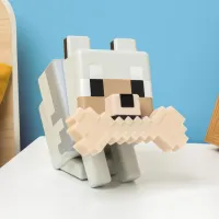 Светодиодная лампа Paladone Minecraft Wolf GloBuddies Белый photo 3