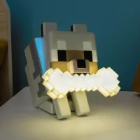 Светодиодная лампа Paladone Minecraft Wolf GloBuddies Белый photo 4