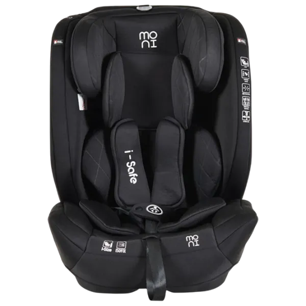 Scaun auto Moni Isafe  1 an - 12 ani / / Black photo 2