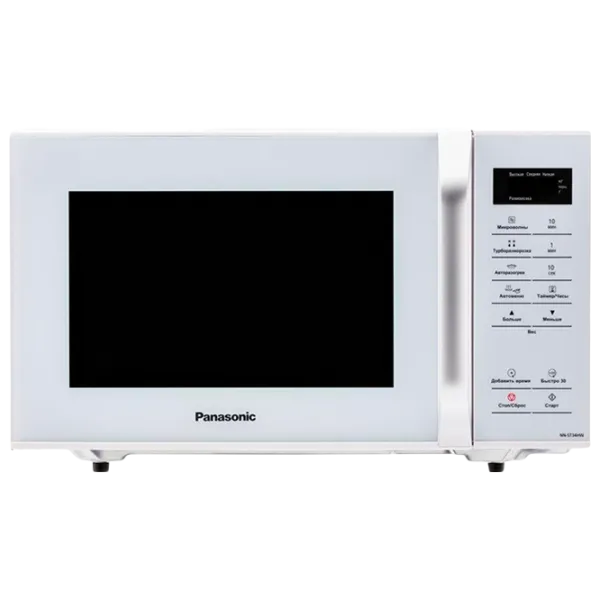 Микроволновая печь Panasonic NN-ST34HWZUE Отдельно стоящий / 800 Вт / Белый photo 1