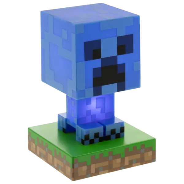 Светодиодная лампа Paladone Minecraft Charged Creeper  Синий photo 1