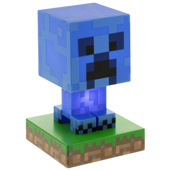 Светодиодная лампа Paladone Minecraft Charged Creeper  Синий photo 1