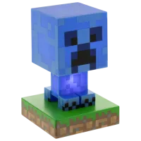 Lampă LED Paladone Minecraft Charged Creeper  Blue