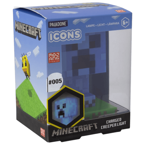 Светодиодная лампа Paladone Minecraft Charged Creeper  Синий photo 3