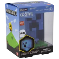 Lampă LED Paladone Minecraft Charged Creeper Blue photo 3