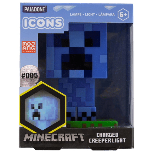 Светодиодная лампа Paladone Minecraft Charged Creeper  Синий photo 4