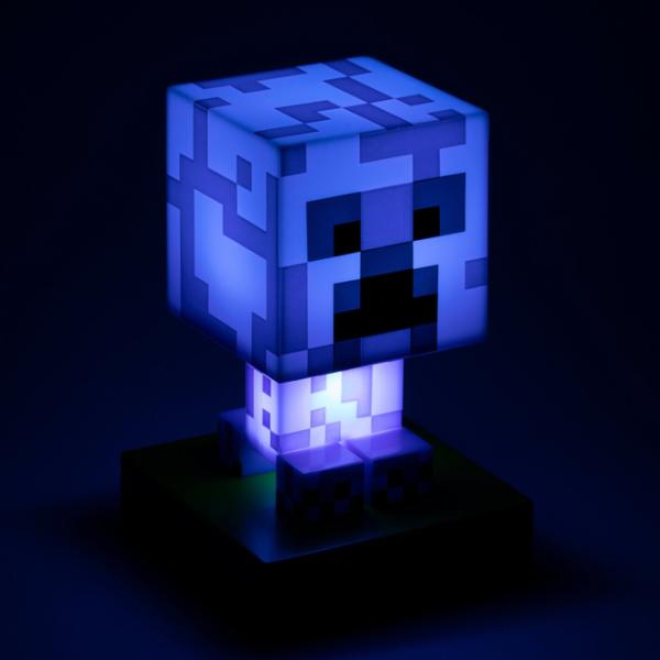Светодиодная лампа Paladone Minecraft Charged Creeper  Синий photo 5